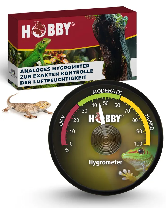 Hobby Hygrometer Analog Feuchtigkeitsmesser Selbstklebend
