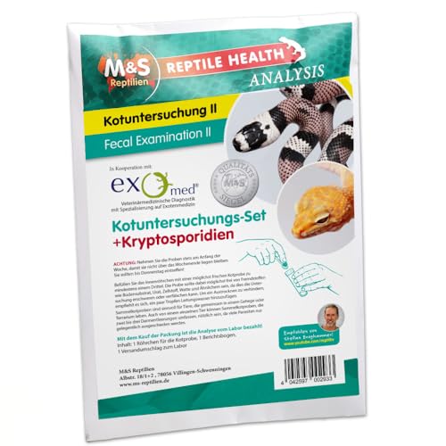 M&S Reptilien Kotuntersuchungs Set 2 Kryptosporidien Test