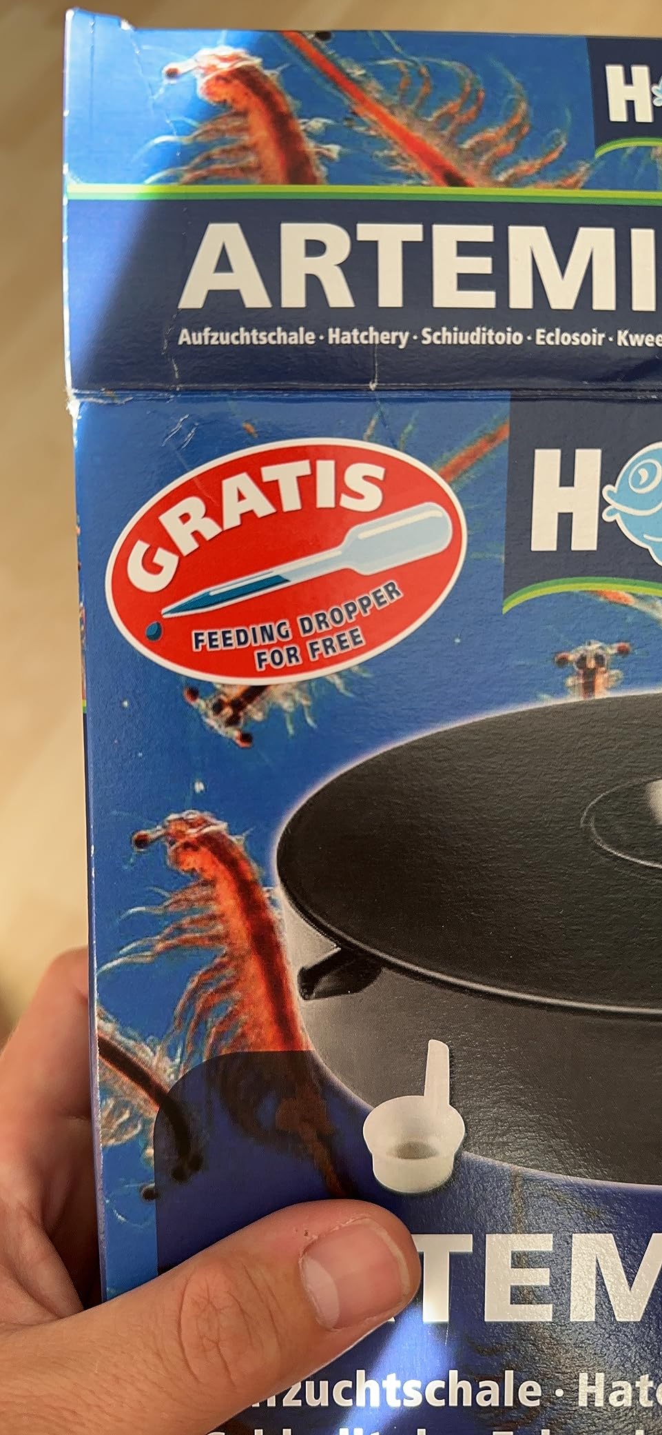 Hobby Artemia Aufzuchtschale mit Sieb und Löffel