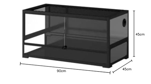 ReptiZoo NRK0114 Glasterrarium 90x45x45 cm Easy-Build