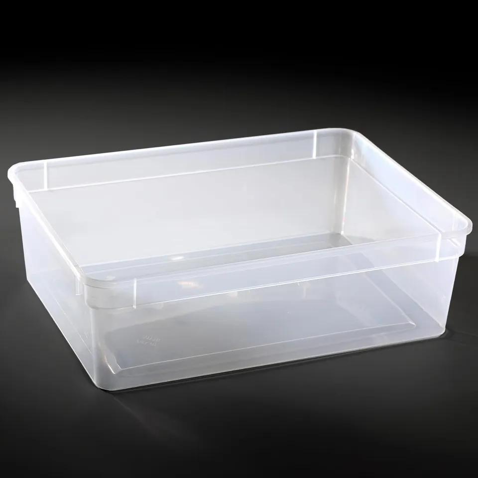 M&S Reptilien Kunststoffbox groß 24x18x7,5 cm transparent