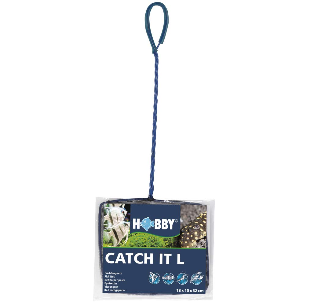 Hobby Catch it 60722 Kescher L schwarzes Fischfangnetz