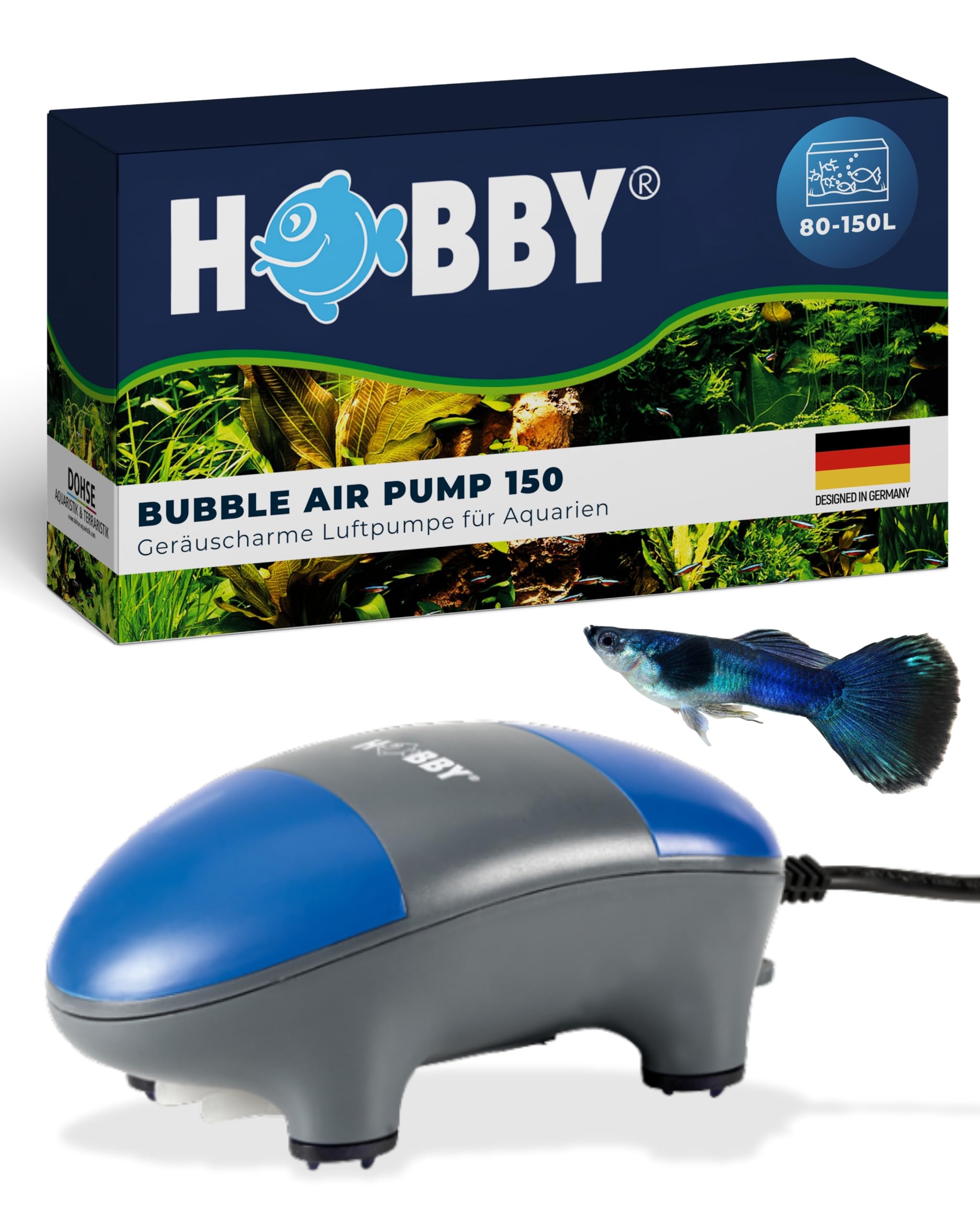 Hobby Bubble Air Pump 100 Luftpumpe 50-100 l leise