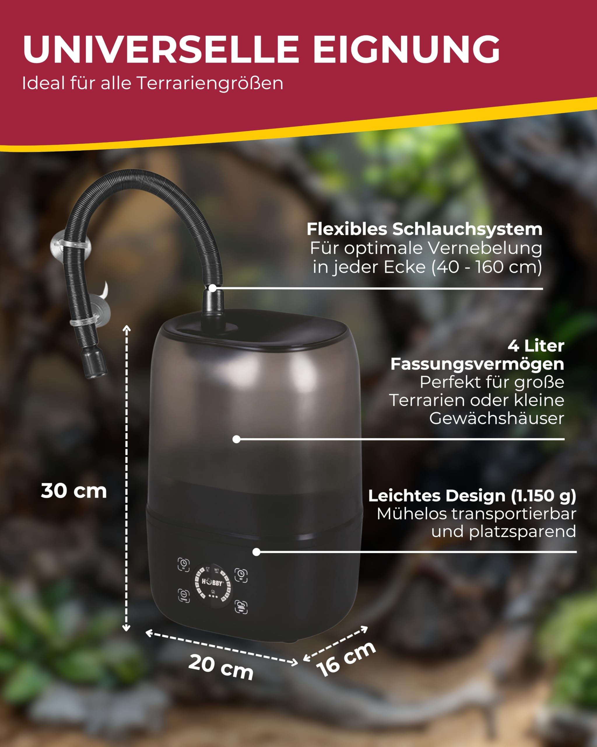 Hobby Hygro System Benebelungsanlage 4 L digital