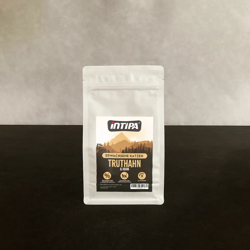 intipa CAT Truthahn und Huhn Katzenfutter 300 g Geflügel