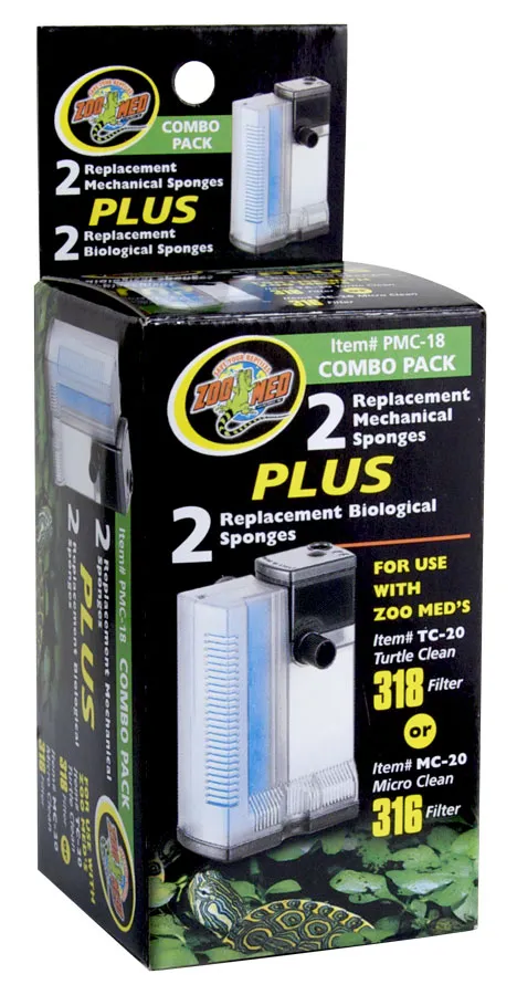 ZooMed PMC-18 Ersatzschwämme Kombipack Filter