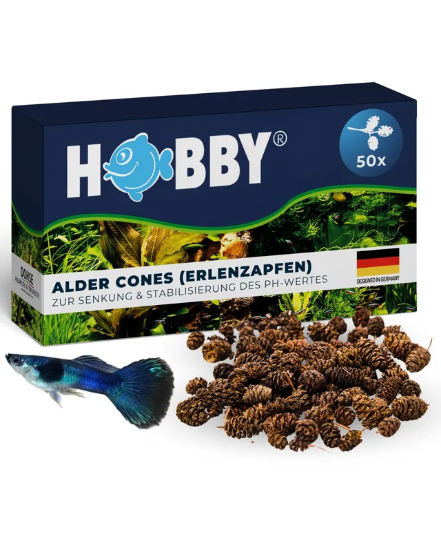 Hobby Alder Cones Erlenzapfen 50 Stück pH-senkend