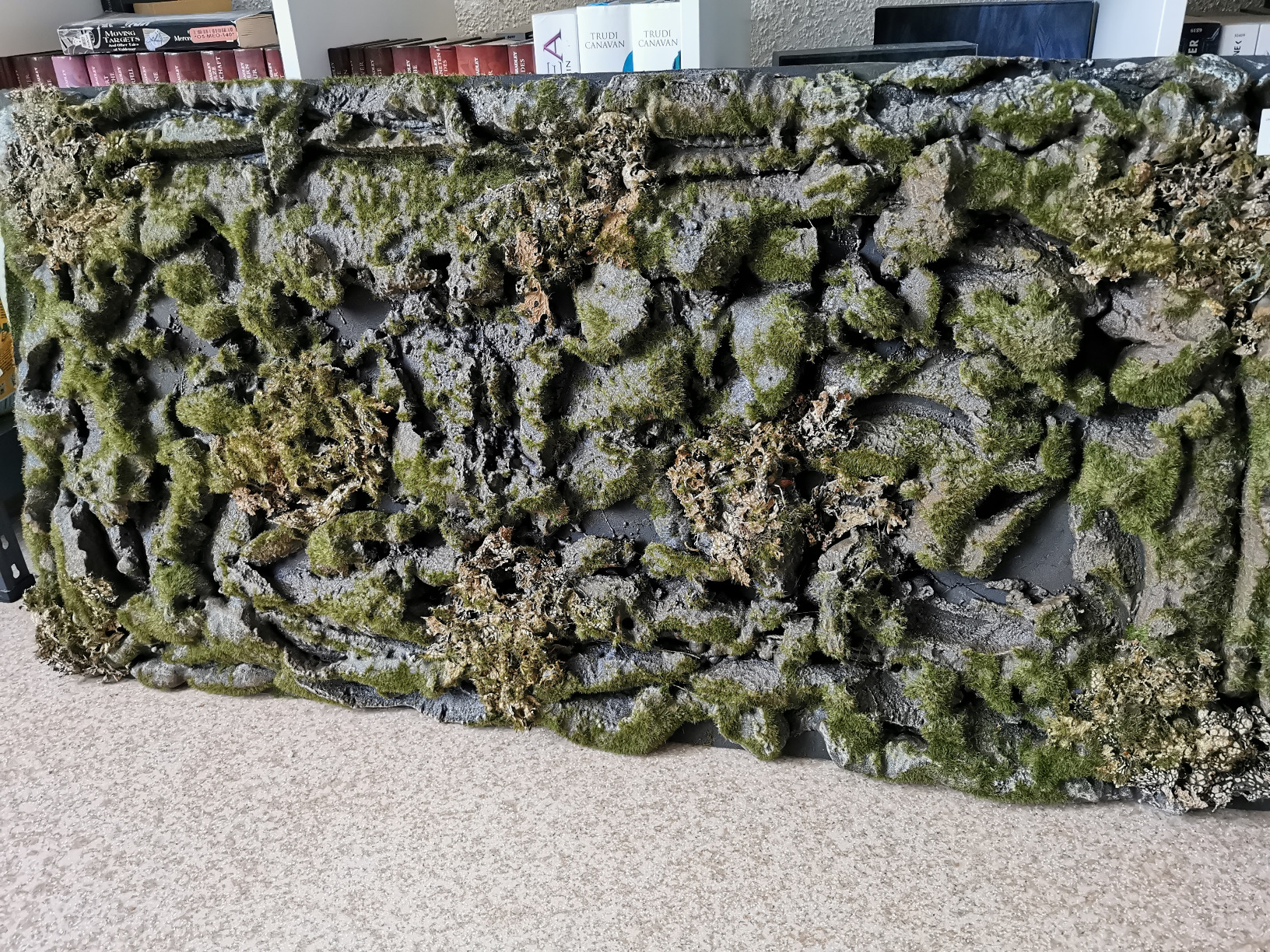 Repiterra Terrarium Rückwand Moos 116x58 cm 3D Hintergrund