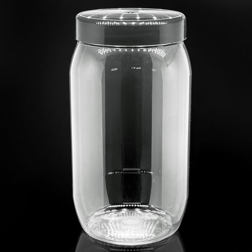 M&S Reptilien Klarsichtleerdose rund 1000 ml Schraubdeckel
