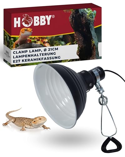 Hobby Clamp Lamp Leuchte 21 cm E27 Terrarium Klemme