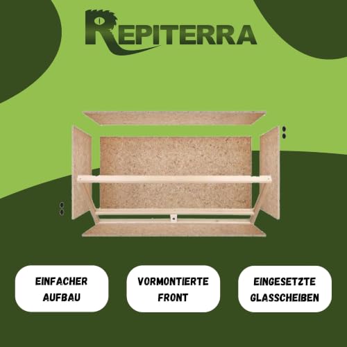 Repiterra Terrarium Seitenbelüftung 80x50x50 cm OSB