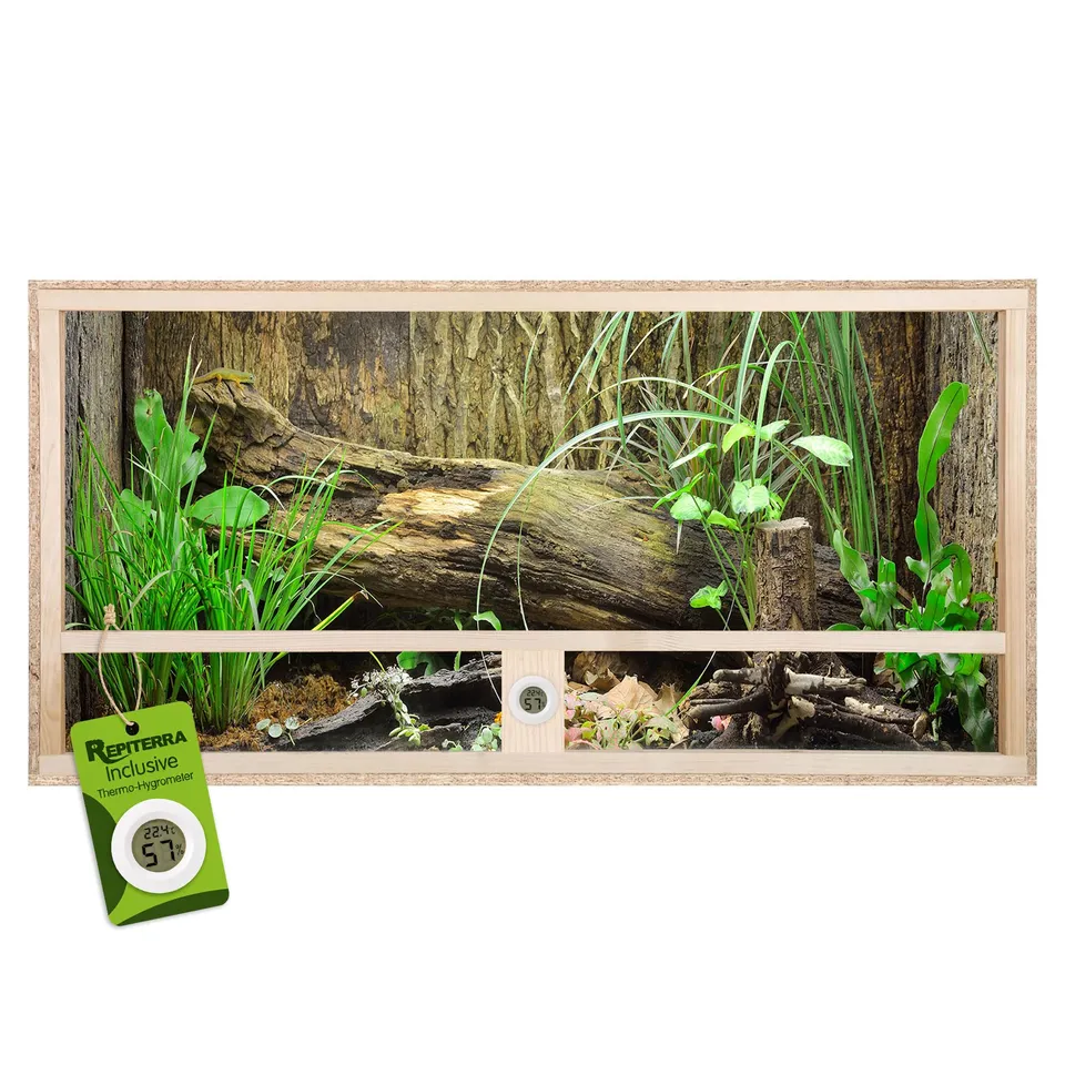 Repiterra Terrarium Seitenbelüftung Holzterrarium 120x50x50 robust