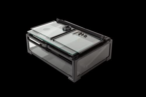 REPTI ZOO Easy-Build NRK0107 Glasterrarium 60x45x45 cm schwarz