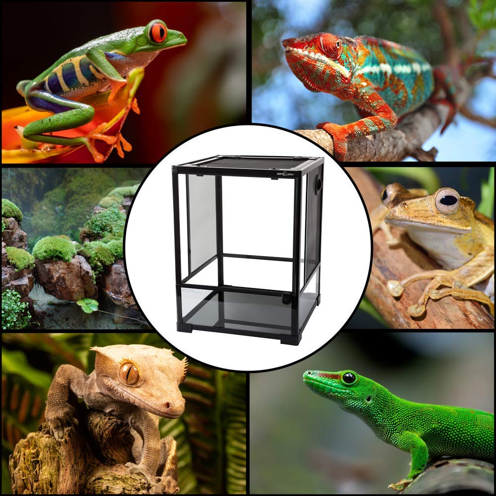 ReptiZoo RK0110NS Glasterrarium 45x45x60 cm Schwenktür hoch