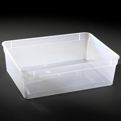 M&S Reptilien Kunststoffbox groß 24x18x7,5 cm transparent