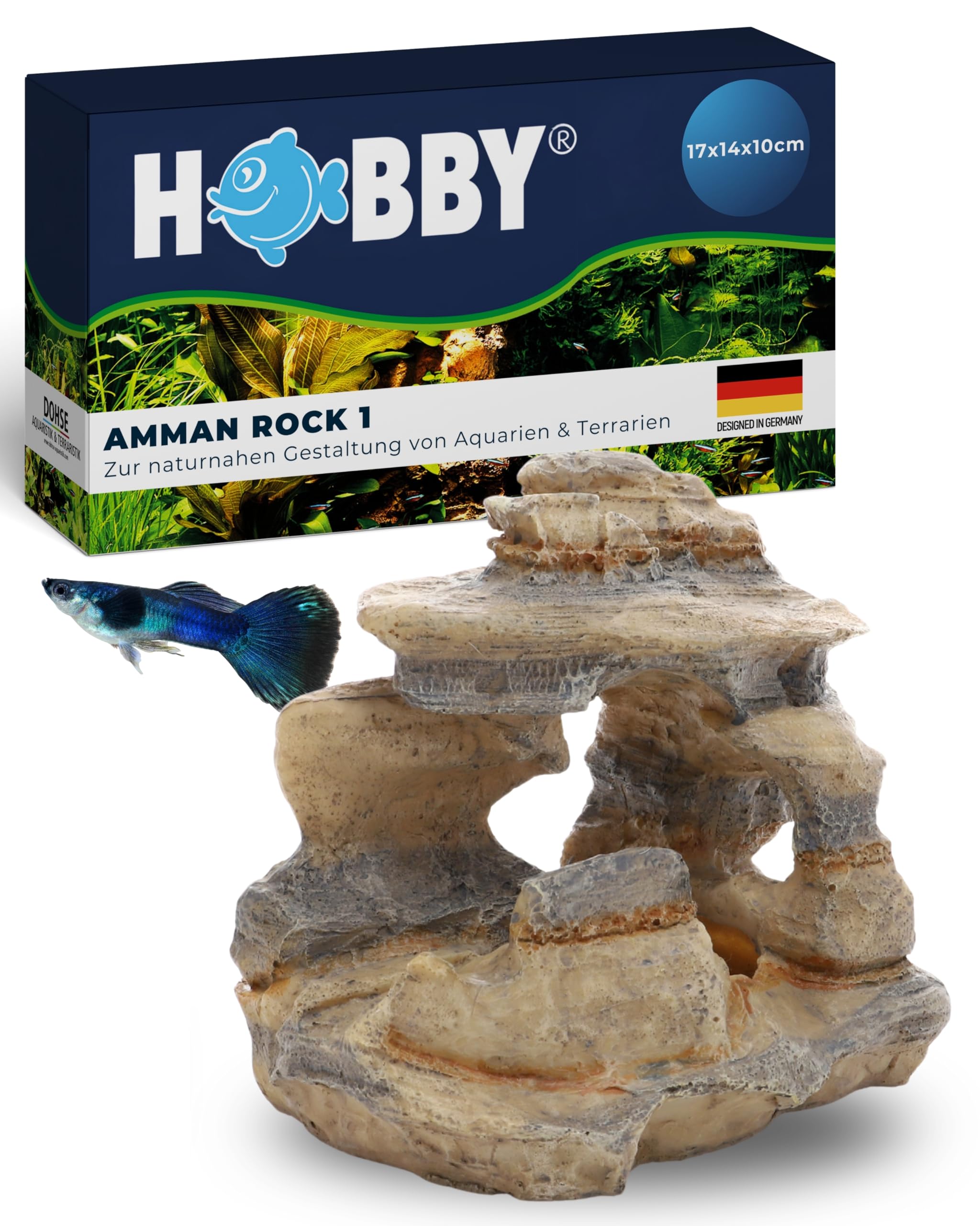 Hobby Amman Rock 2 Deko-Stein 30x17x11 cm naturgetreu