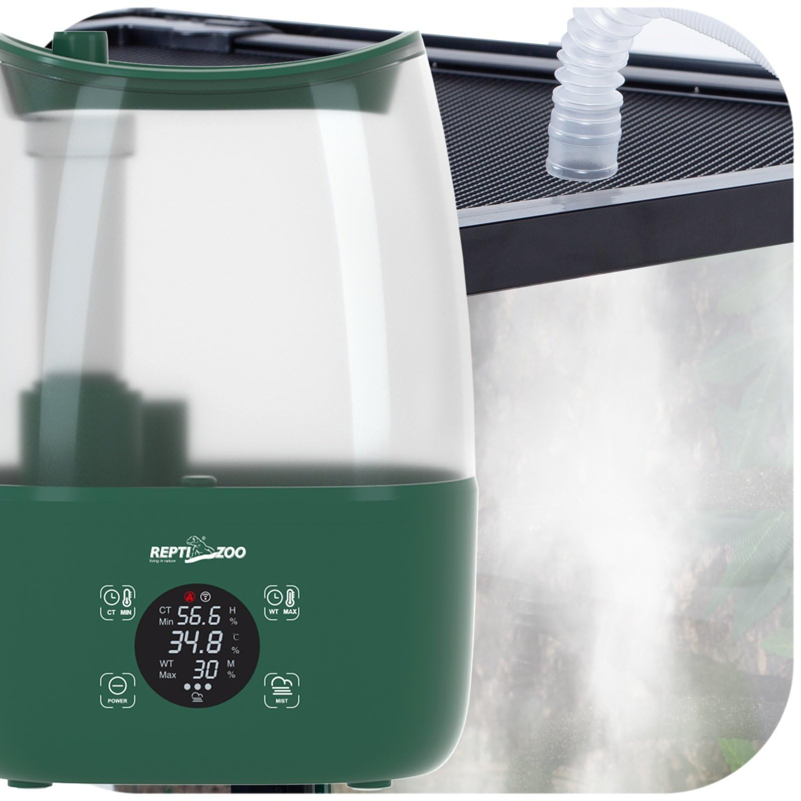 Repti Zoo 2in1 Luftbefeuchter TF07 Nebler Hygrostat