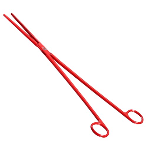 M&S Reptilien Futterzange rot 30 cm ohne Sperre