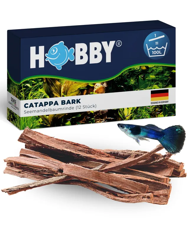 Hobby Aquaristik Catappa Bark Seemandelbaumrinde 12 Stück natürlich