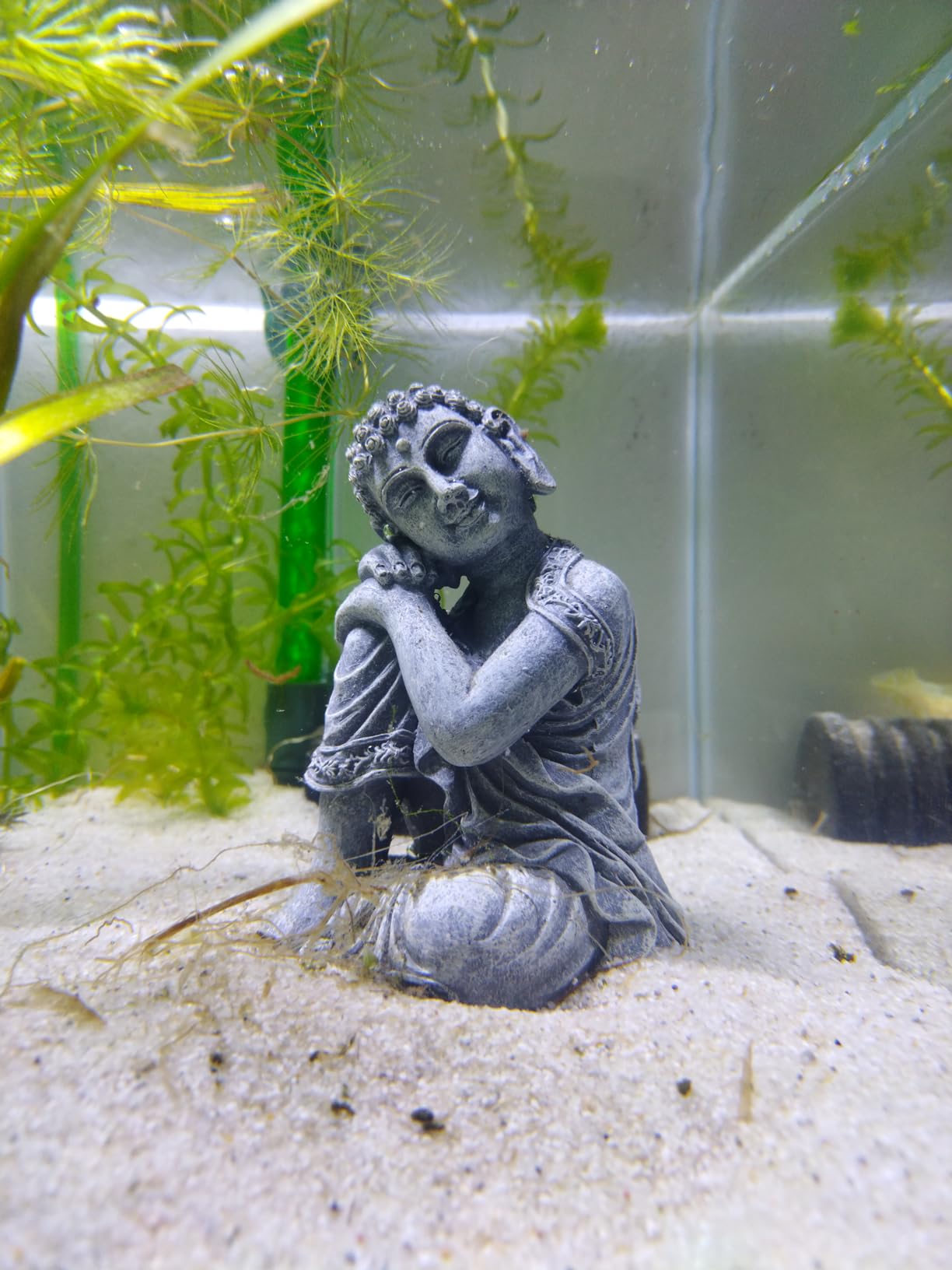Hobby Vishnu Aquariumdeko 9x6,5x12,5 cm Polyresin