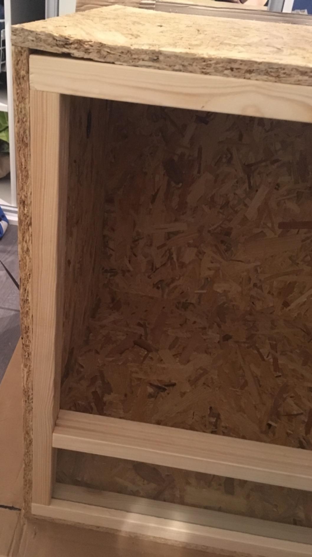 Repiterra Holzterrarium 120x60x60 cm OSB belüftet