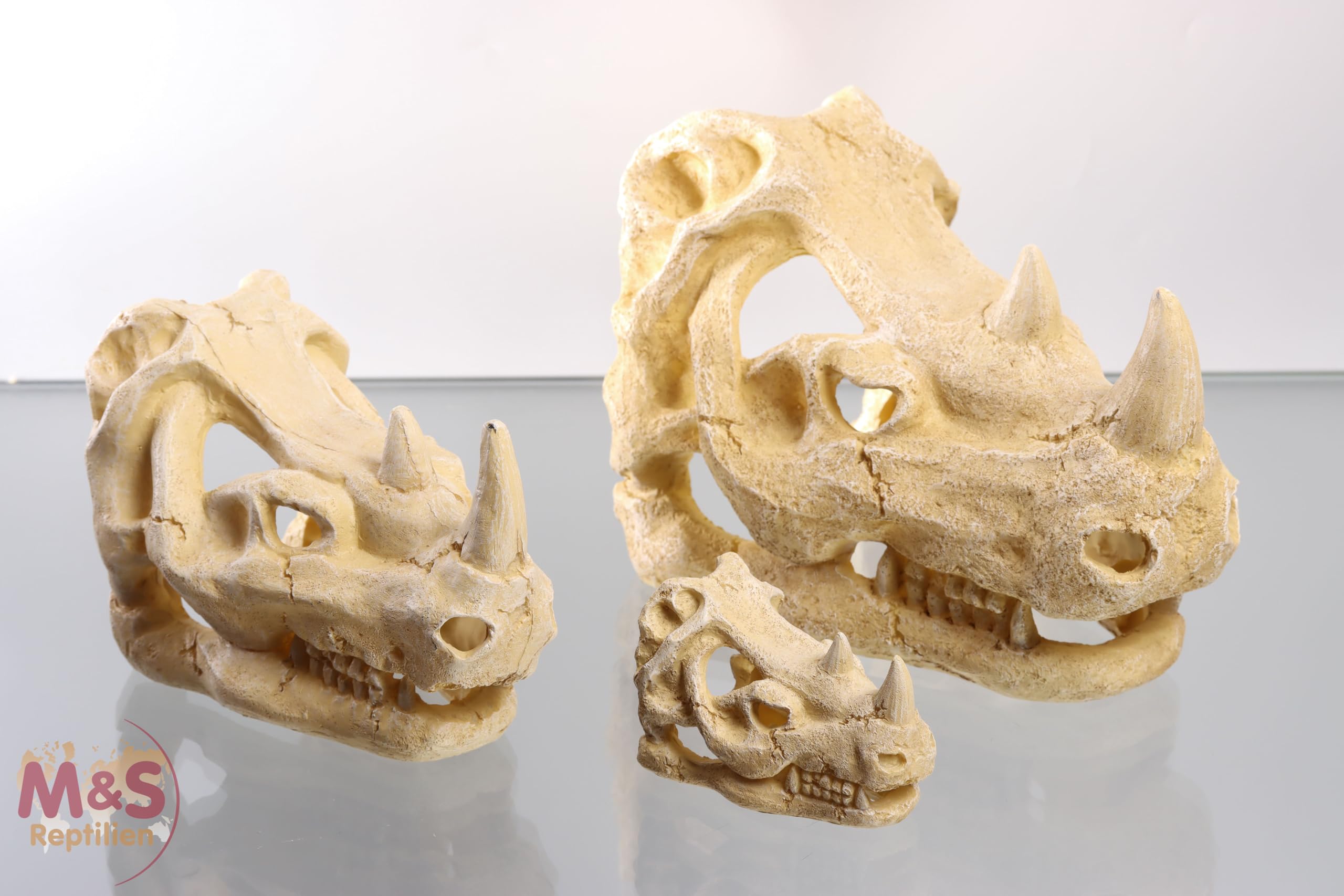 ReptiZoo ERS35 Nashornschädel Versteck M 17,5 cm