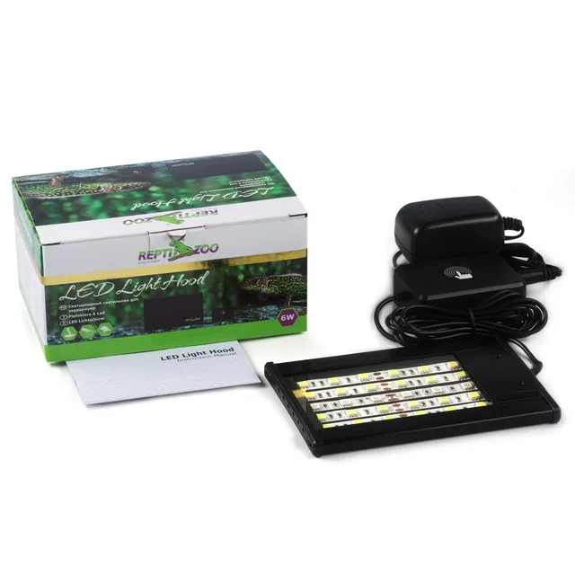 ReptiZoo LED001 Lichthaube Terrarium-Lampe 6 Watt 13x9 cm