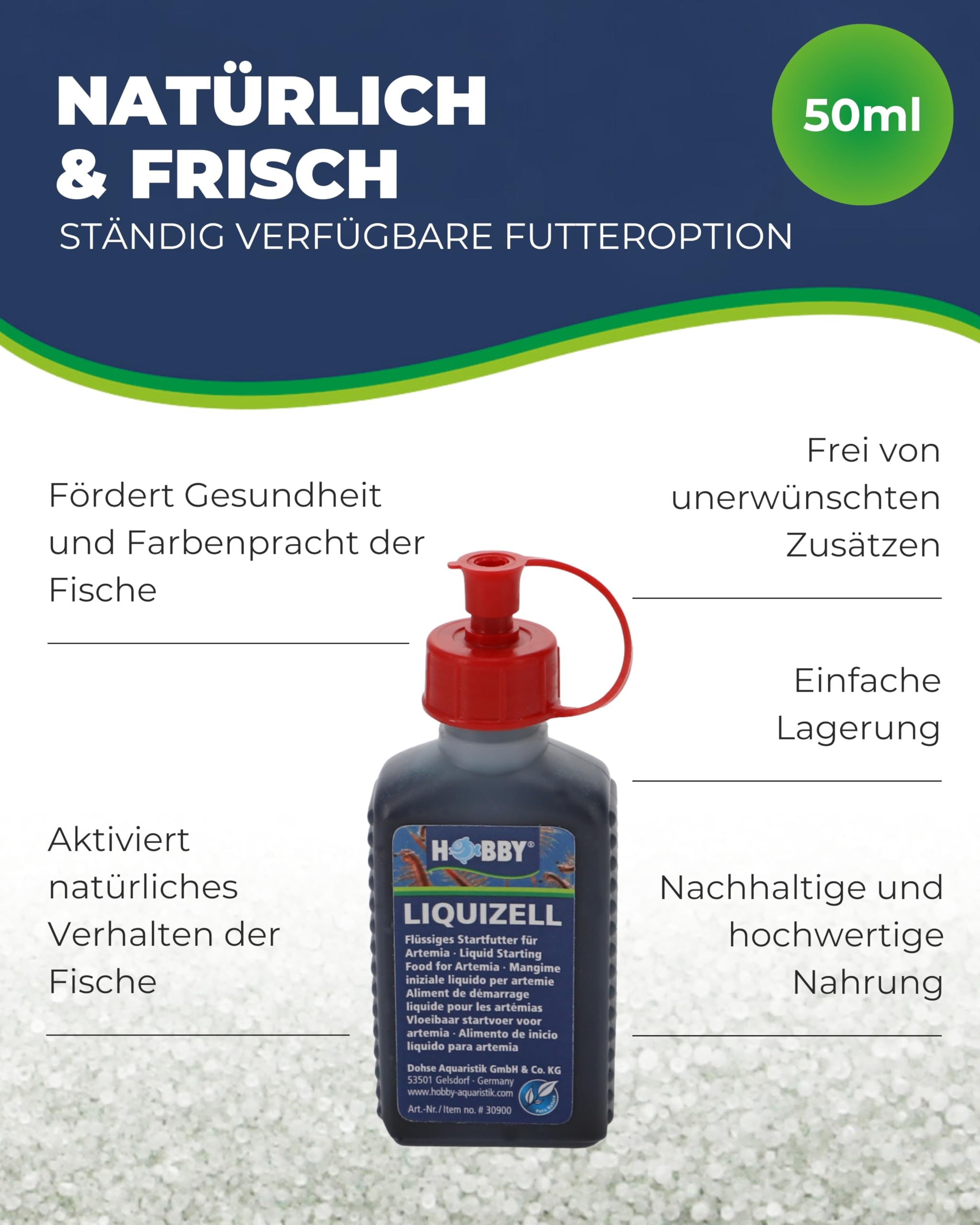 Hobby Liquizell Startfutter Artemiafutter 50 ml flüssig