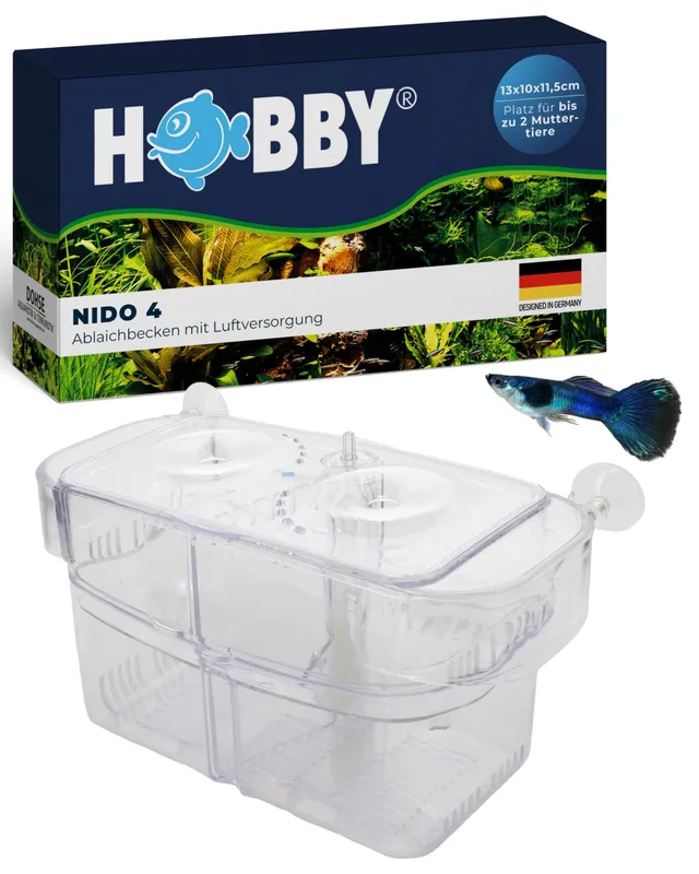 Hobby Nido 4 Ablaichbecken 13x10x11,5 cm Luft