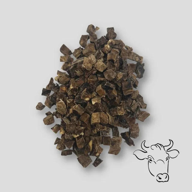 Intipa Snackbrocken Rinderherz Hundesnack 200 g getrocknet