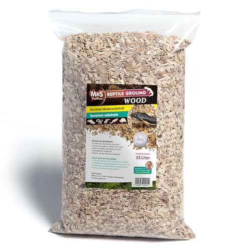 M&S Reptile-Wood Bodensubstrat 25 Liter Buche