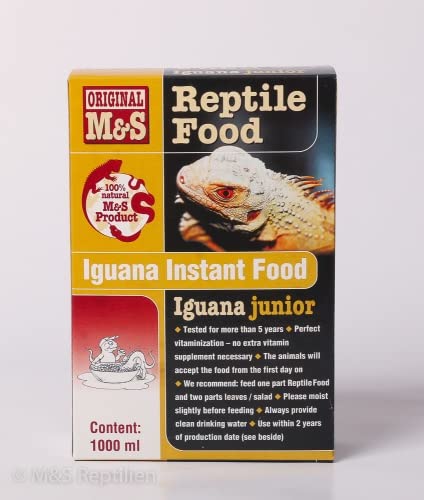 M&S Reptilien Reptile Food Iguana Junior Futter 1000 ml Pellets