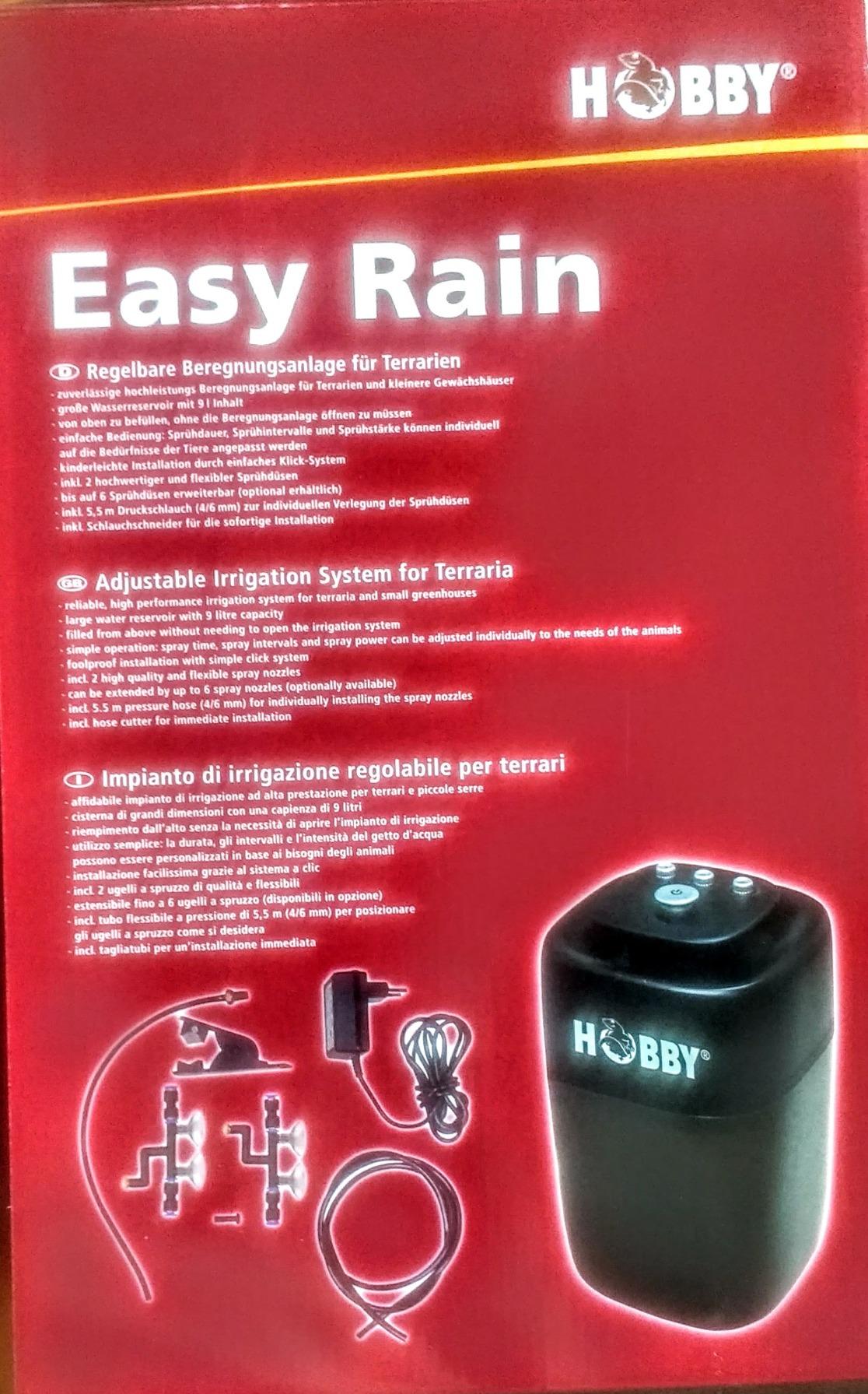 Hobby Easy Rain I Beregnungsanlage 9 Liter regelbar