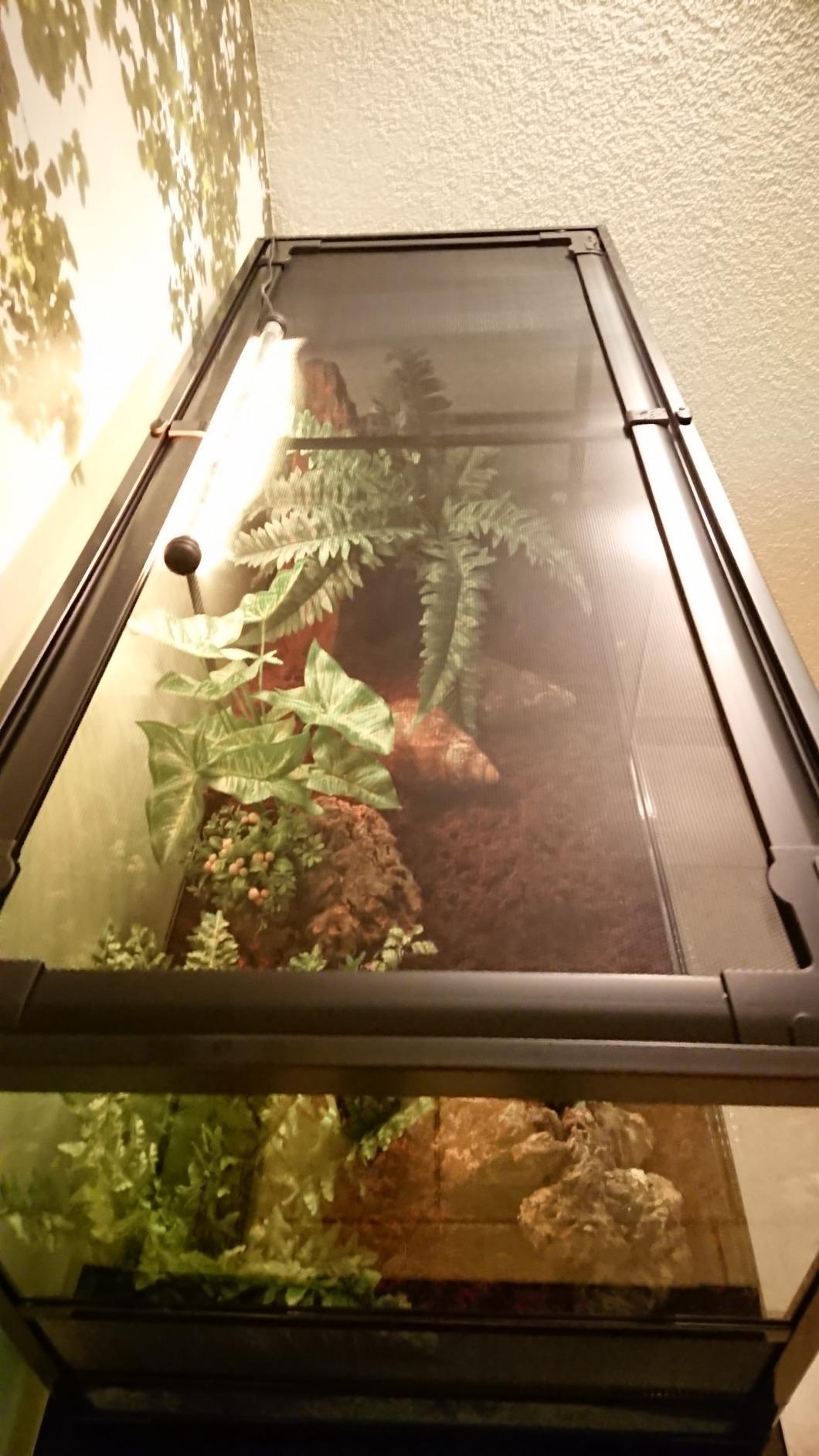 ReptiZoo RK0222 Glas-Terrarium 120x45x45 cm zerlegbar