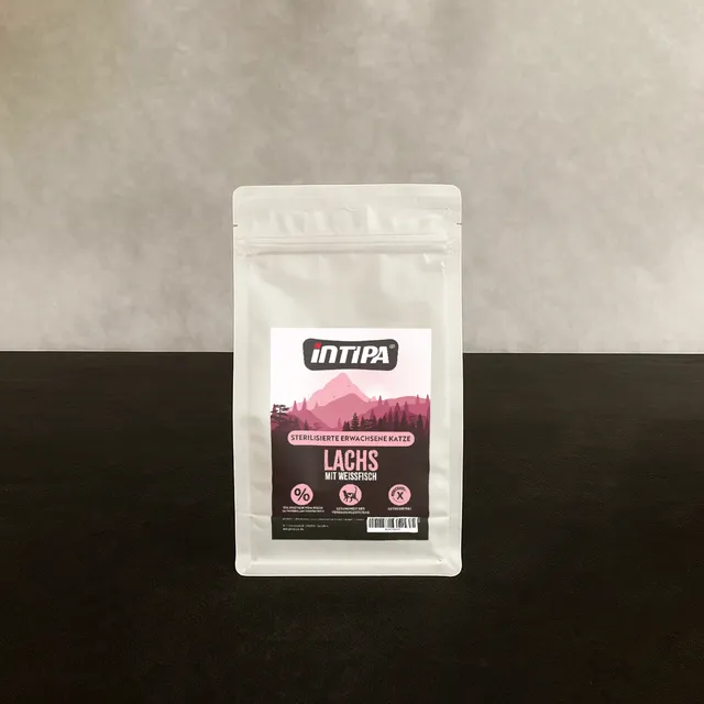 intipa CAT Lachs mit Weißfisch Katzenfutter 300 g