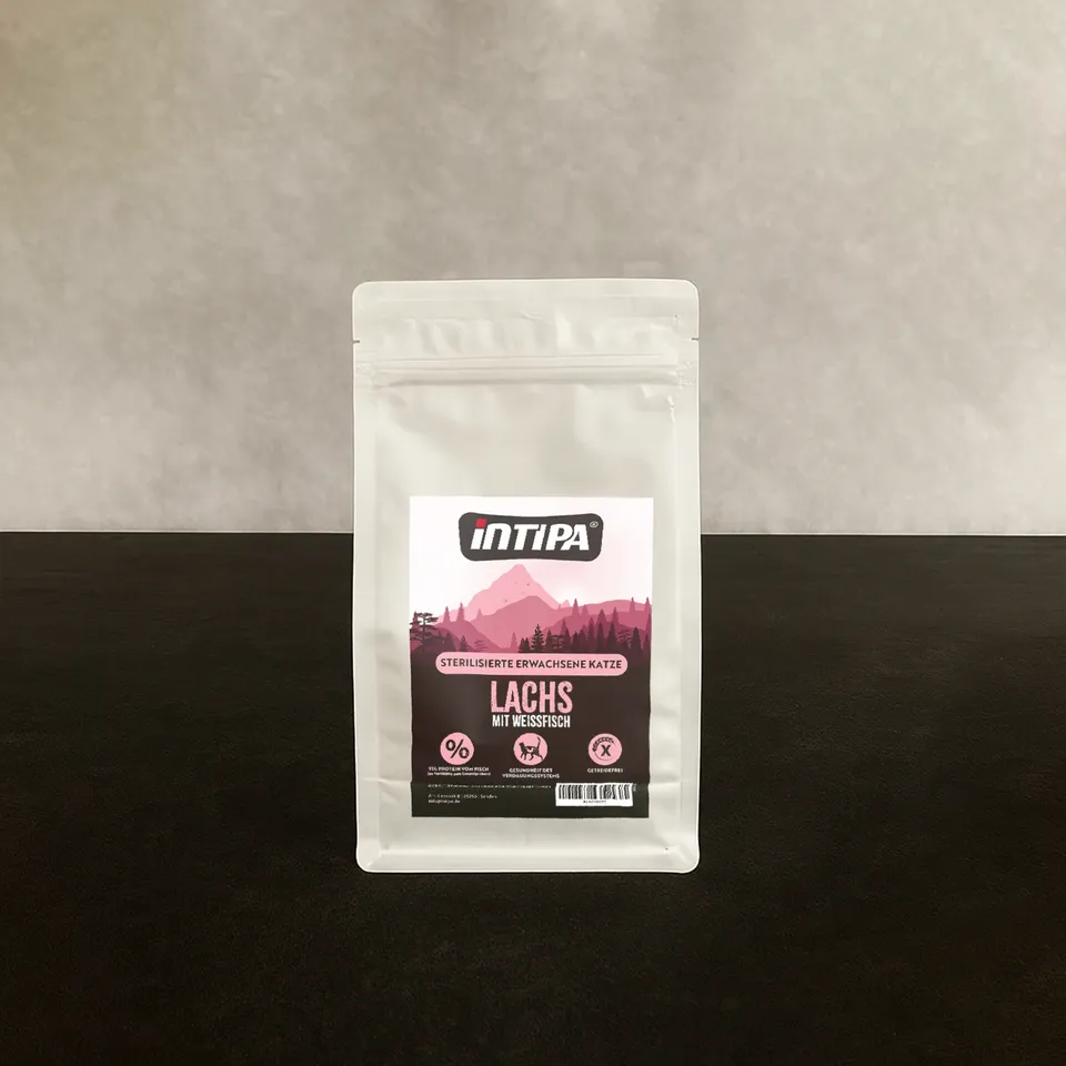 intipa CAT Lachs mit Weißfisch Katzenfutter 300 g