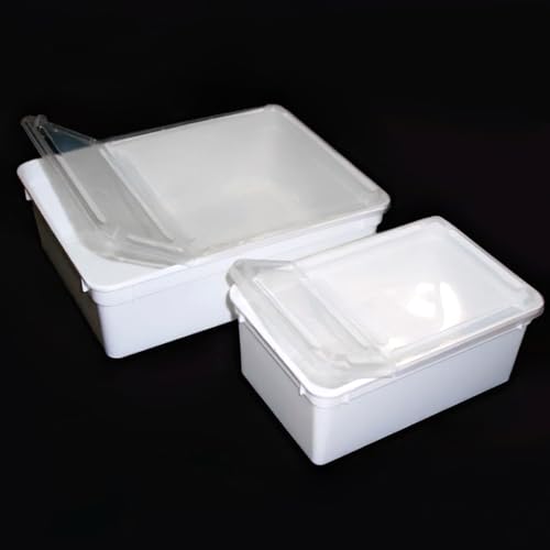 M&S Reptilien Kunststoffbox groß 24x18x7,5 cm weiß