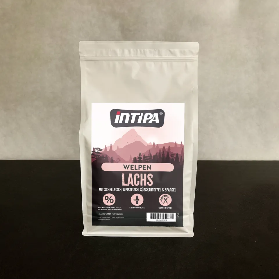 intipa DOG Welpen Trockenfutter Lachs 2 kg getreidefrei