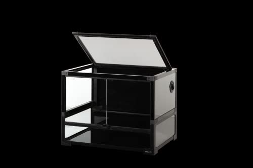 REPTI ZOO Easy-Build NRK0107 Glasterrarium 60x45x45 cm schwarz