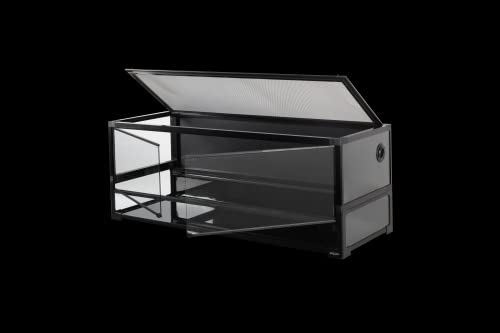 REPTI ZOO Easy-Build NRK0122 Glasterrarium 120x45x45 cm schwarz