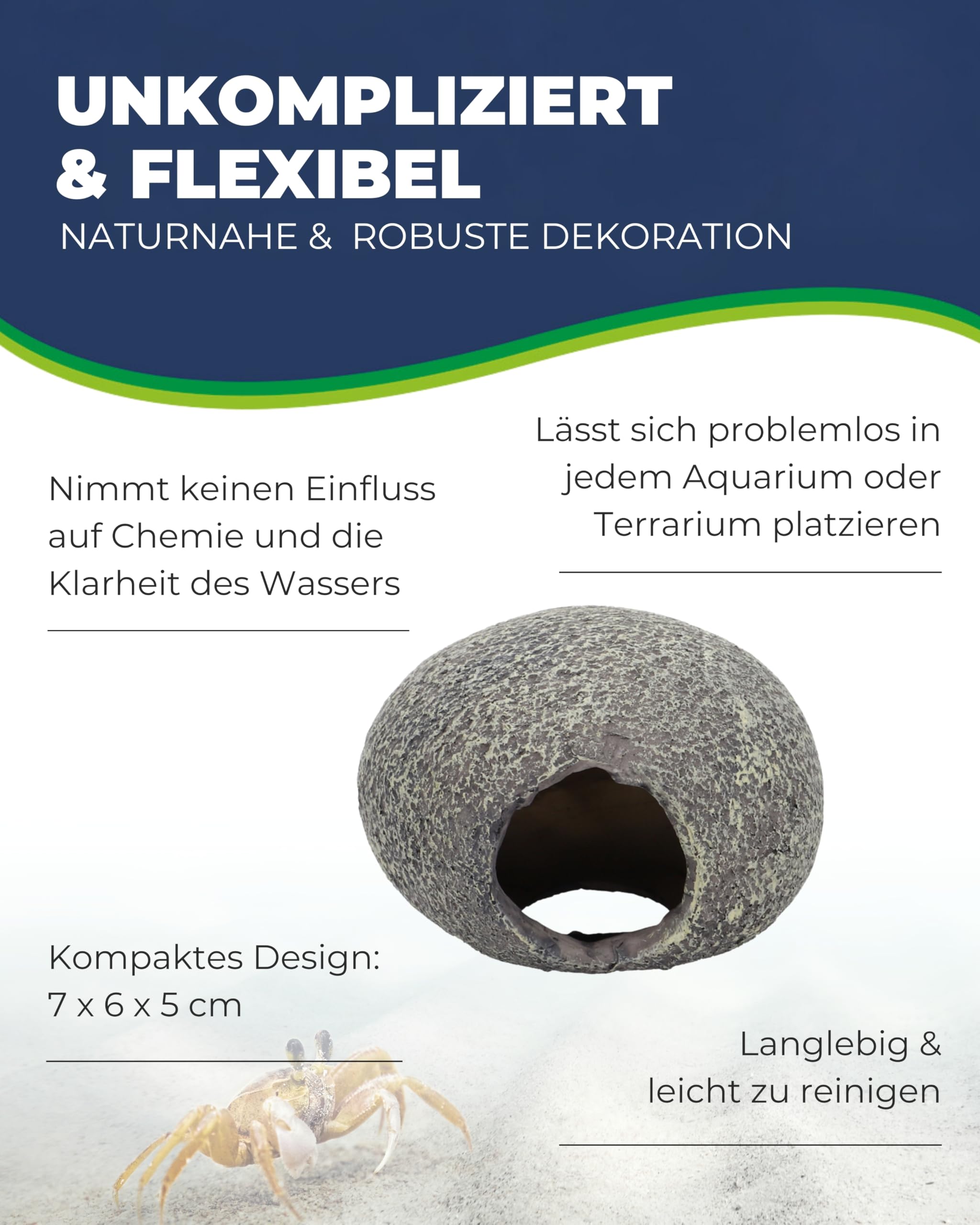 Hobby Marble Cave 3 Aquariumhöhle 7x6x5 cm