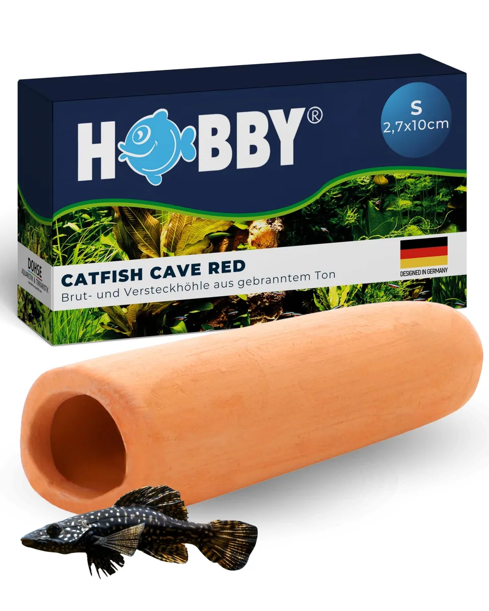 Hobby Catfish Cave S Welshöhle 2,7x10cm Ton