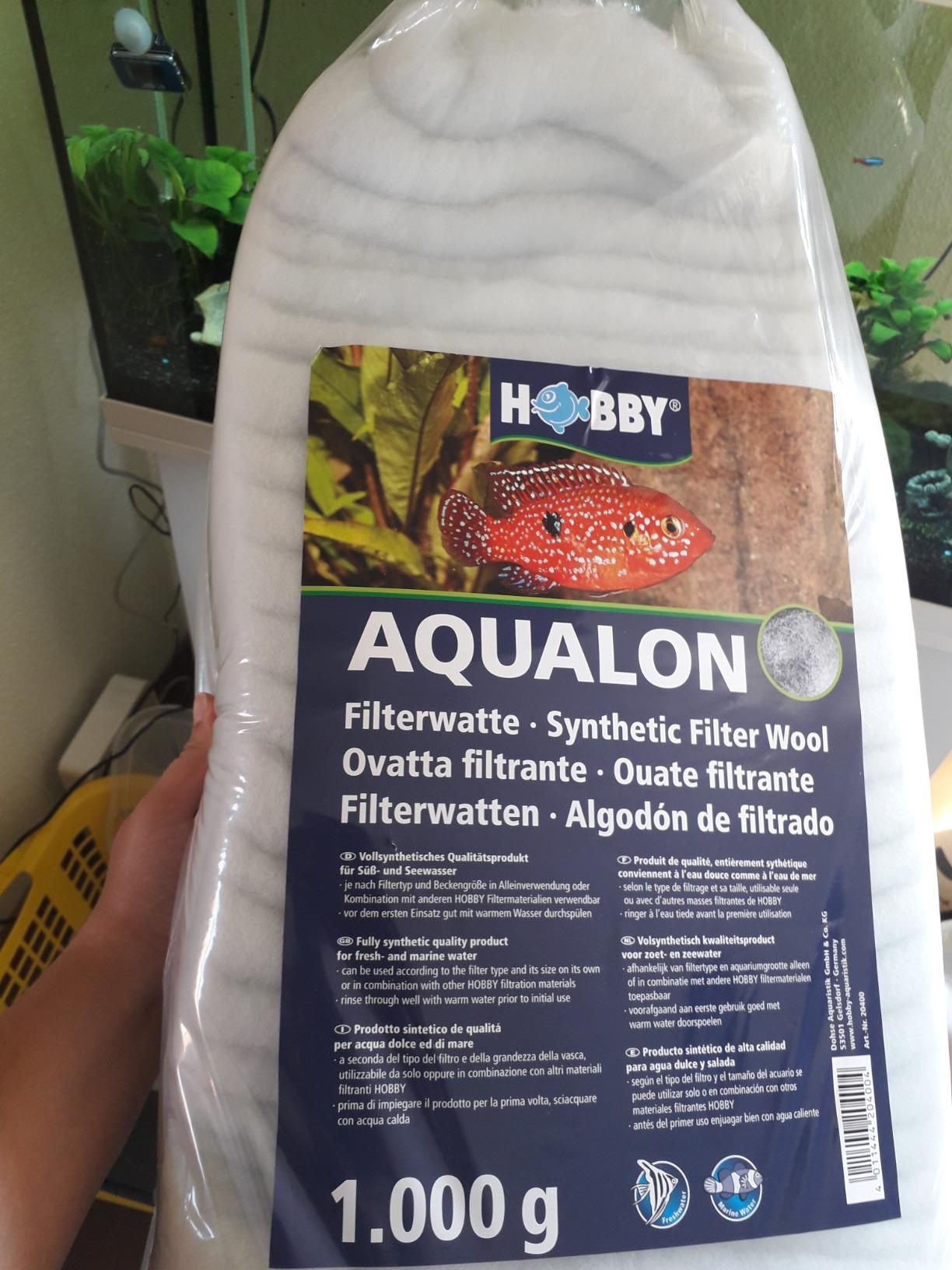 Hobby Aqualon 20400 Filterwatte 1000 g vollsynthetisch