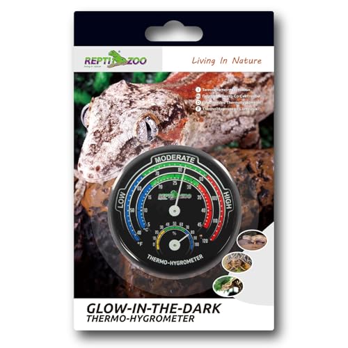 ReptiZoo Thermo-Hygrometer RHT04 mechanisch nachtleuchtend