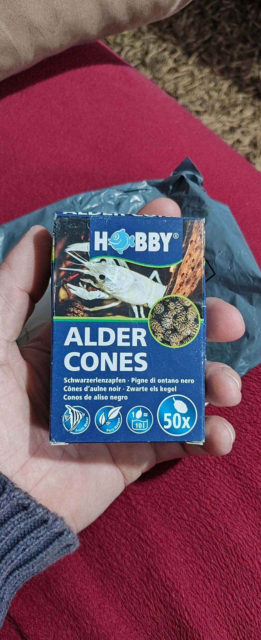 Hobby Alder Cones Erlenzapfen 50 Stück pH-senkend