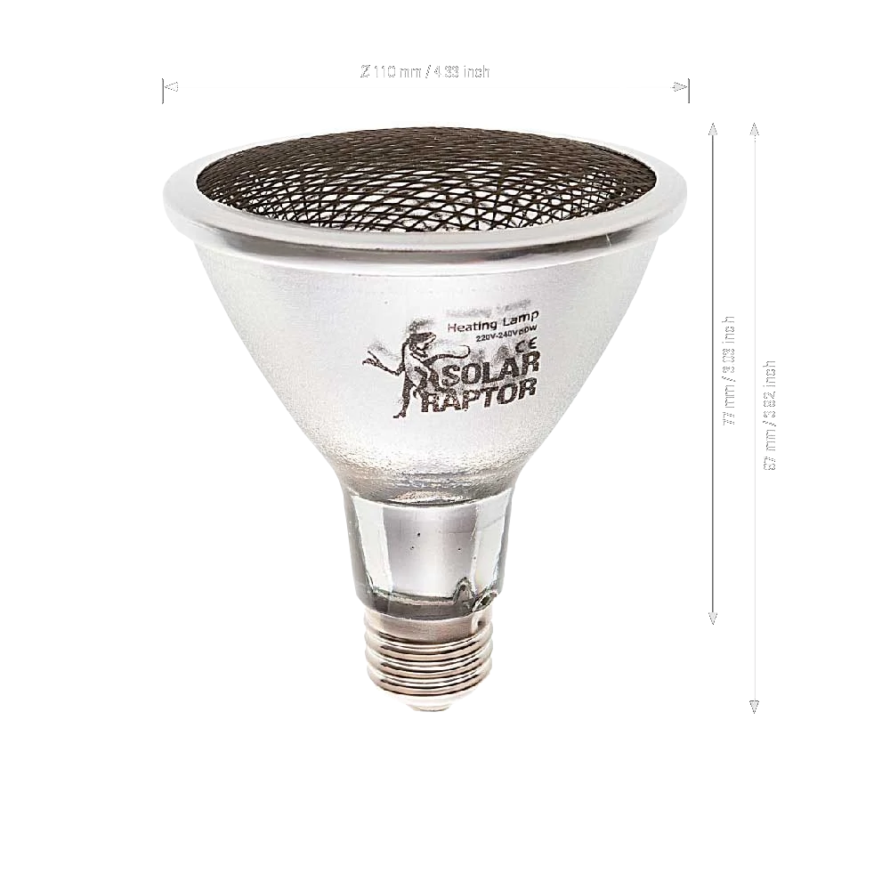 Econlux Solar Raptor HeatingLamp Dunkelstrahler E27 ohne Licht
