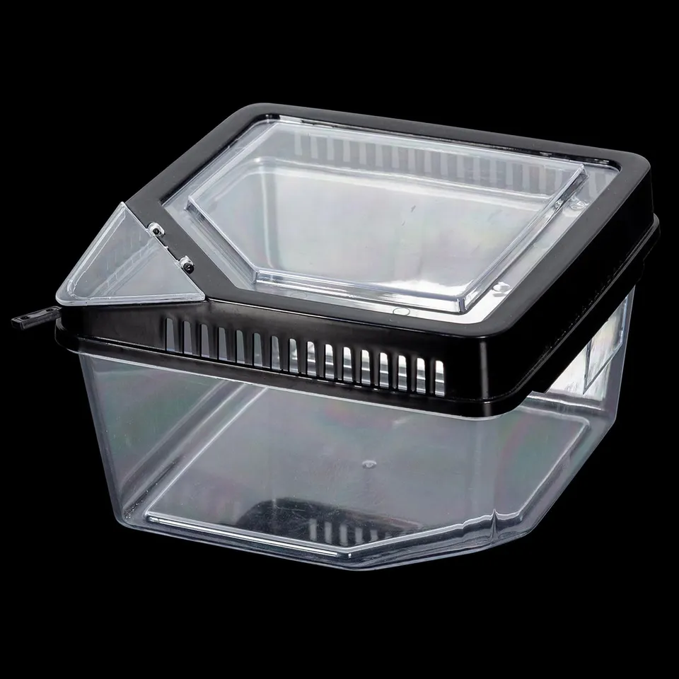ReptiZoo RT2019 Kunststoffbox 17,7x17,7x11 cm mit Klappe