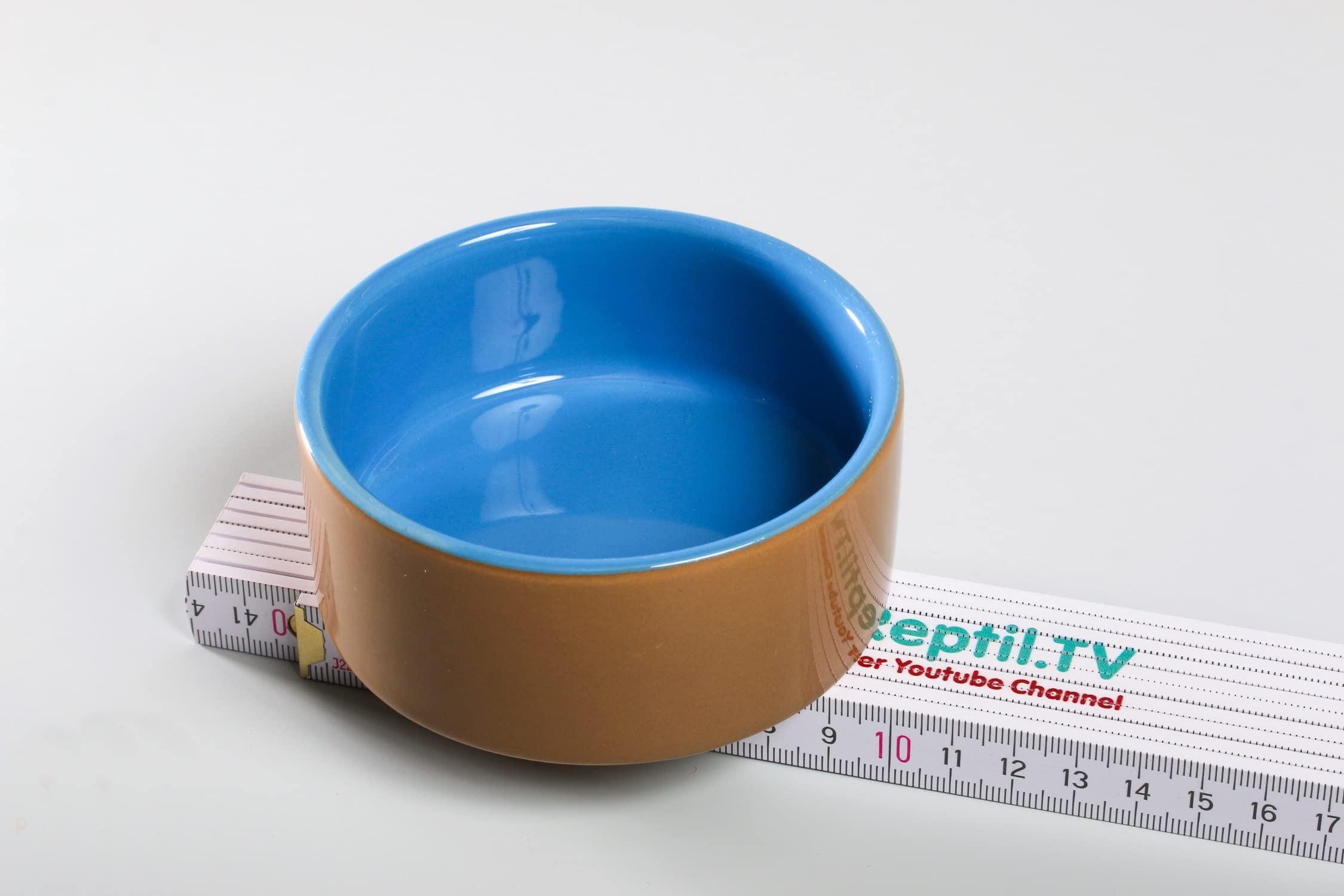 M&S Reptilien Wasserschale medium 9 cm Trinkschale Keramik rund