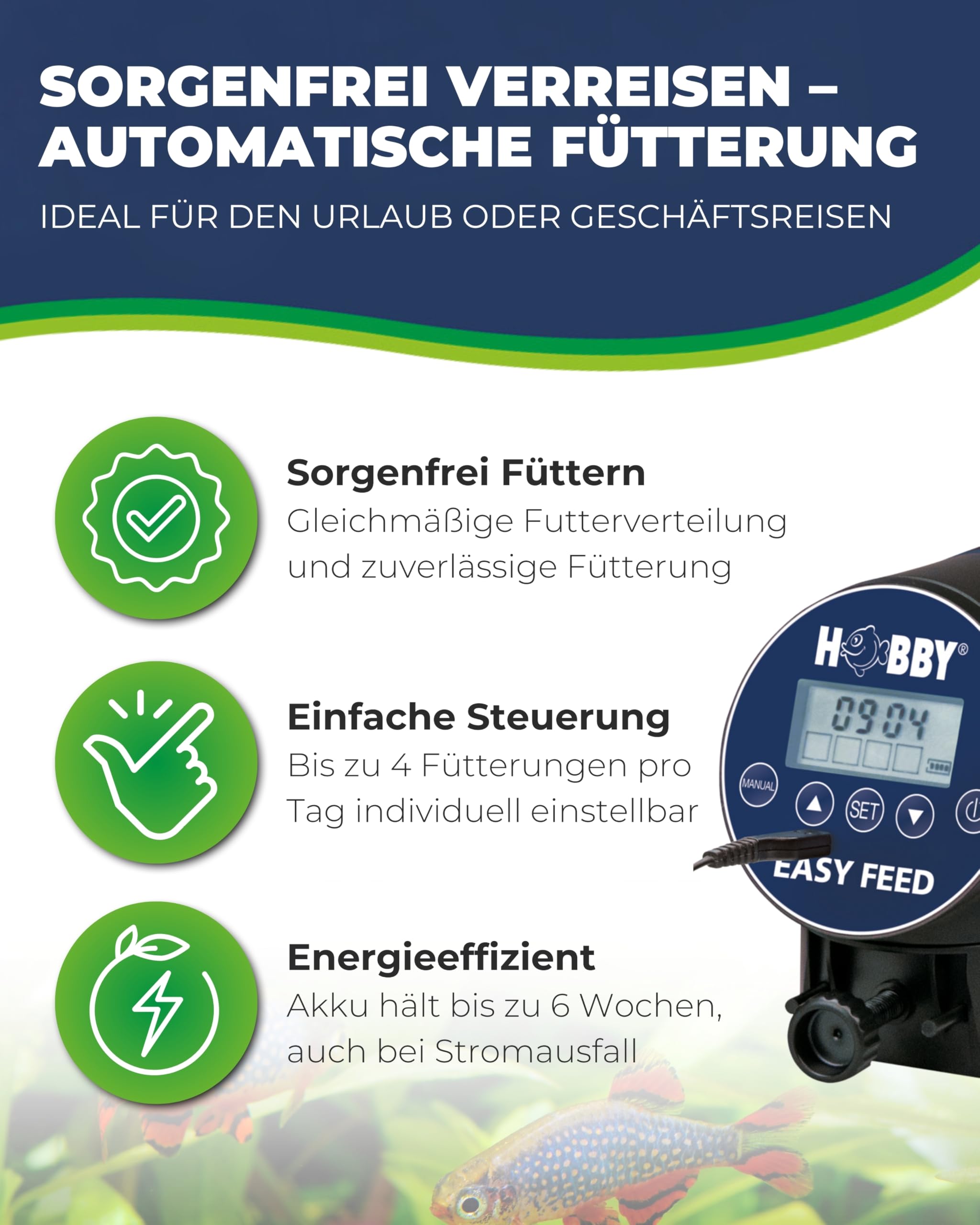 Hobby Easy Feeder Futterautomat 100 g programmierbar