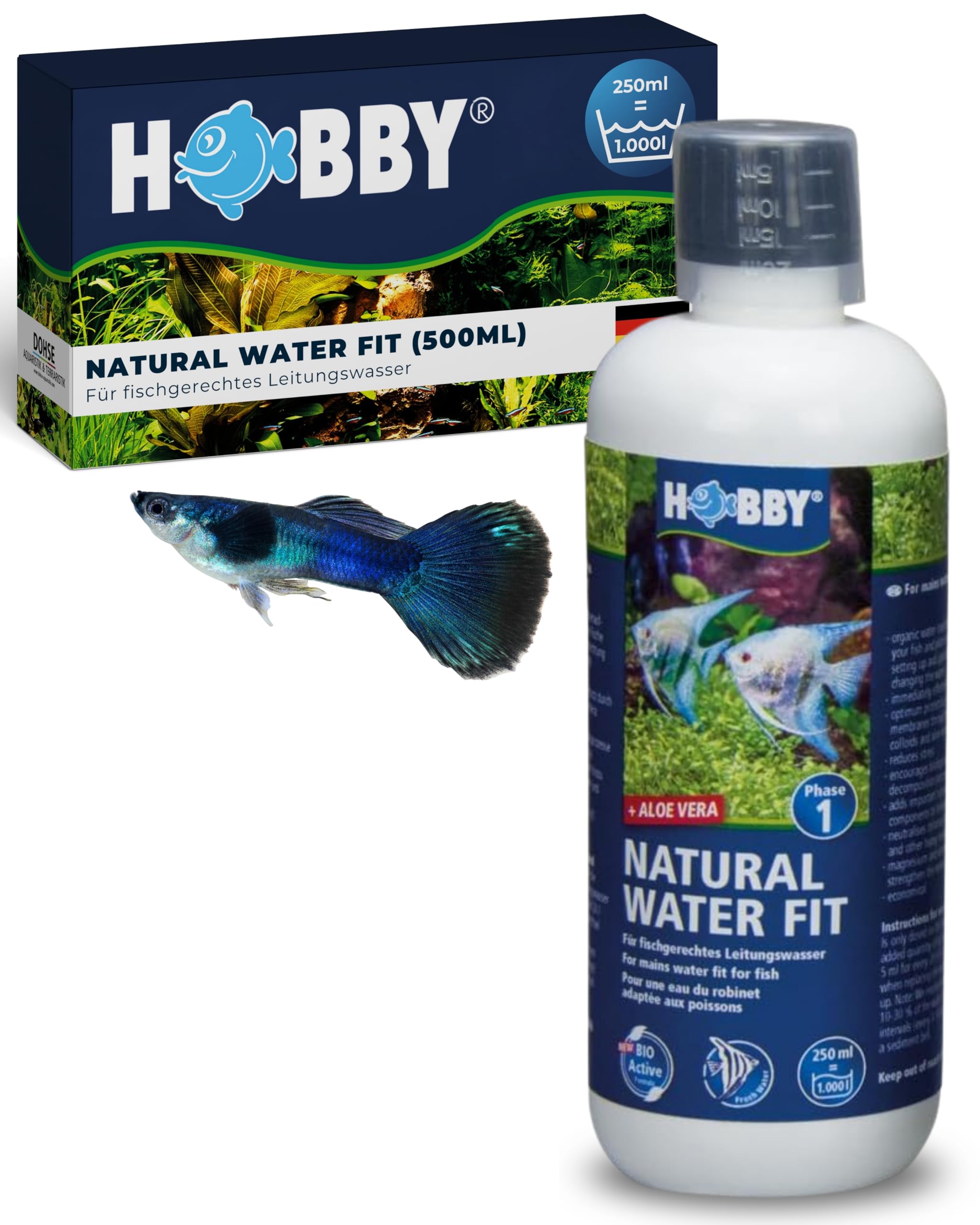 Hobby Natural Water Fit Wasseraufbereiter 250 ml mit Aloe Vera